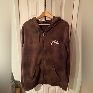 Full-zip hoodie, Rusty, size XL